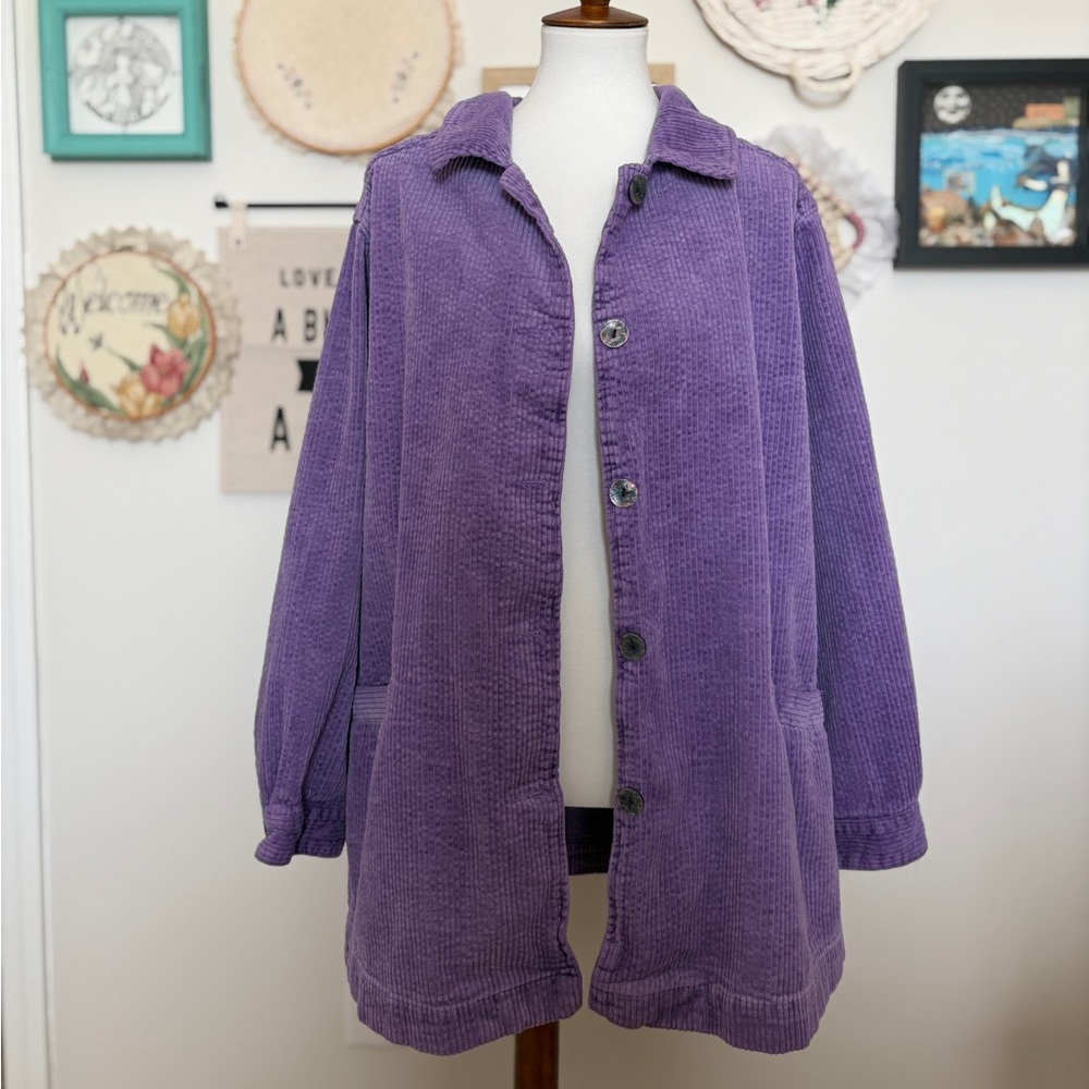 Woman Within Purple Jacket
